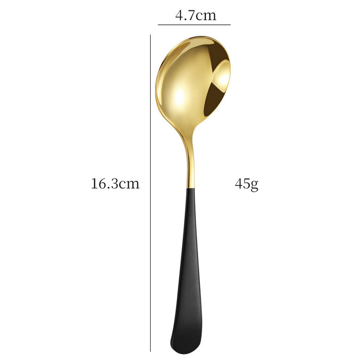 Elegant Dessert Spoon with High-Quality and Non-Slip Grip Design Stornfield