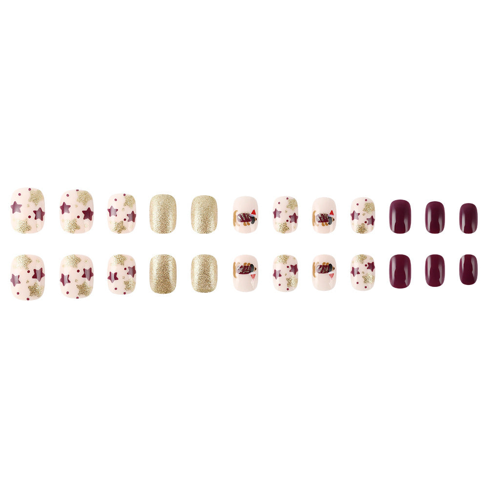 Festive Glitter Nail Art Stornfield