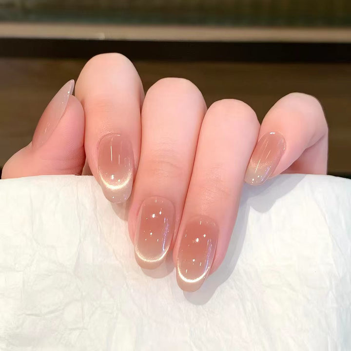 Artificial nails with elegant French tip design Stornfield