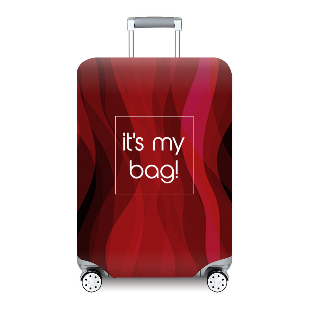 Women's Hard Shell Travel Suitcase with Custom Statement Design Stornfield