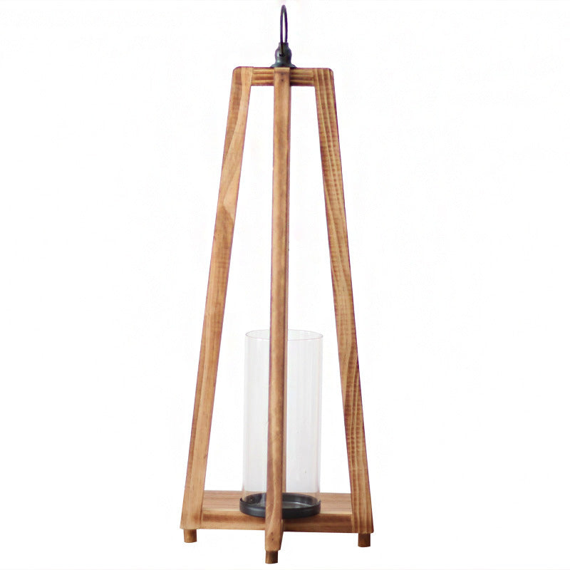 Stylish lantern made of wood Stornfield
