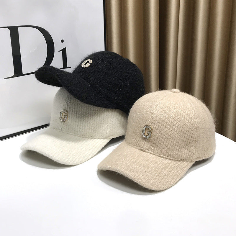 Women's Elegant Textured Fleece Baseball Cap Stornfield