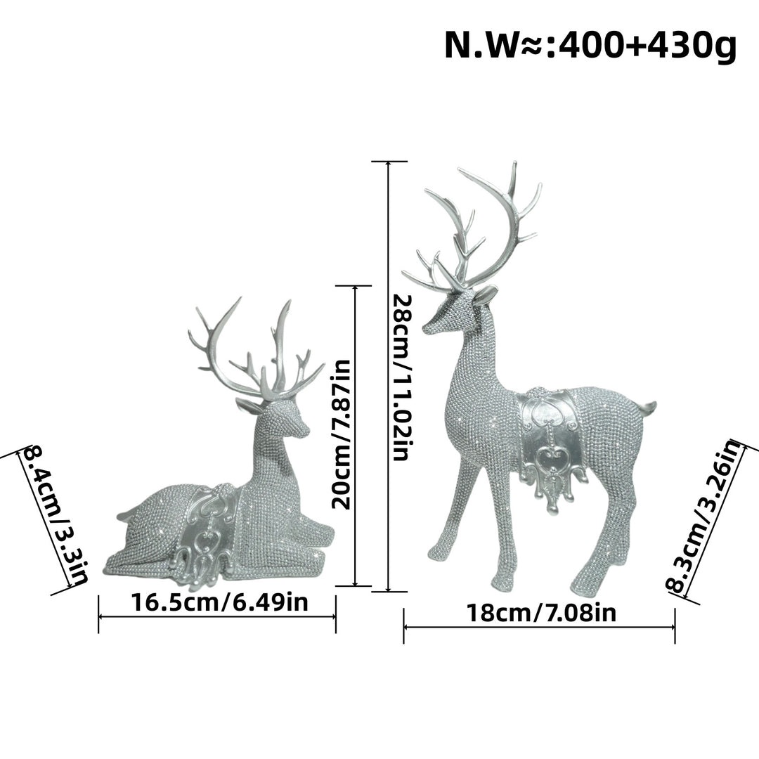 Elegant decorative figure of a majestic red deer Stornfield