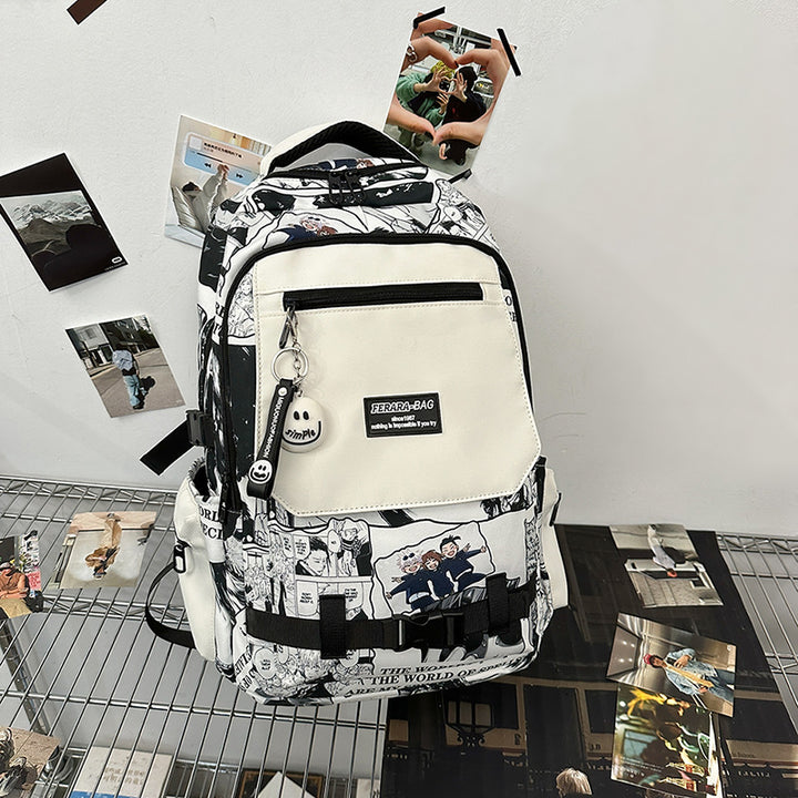 Artistic Graphic Print Backpack Stornfield