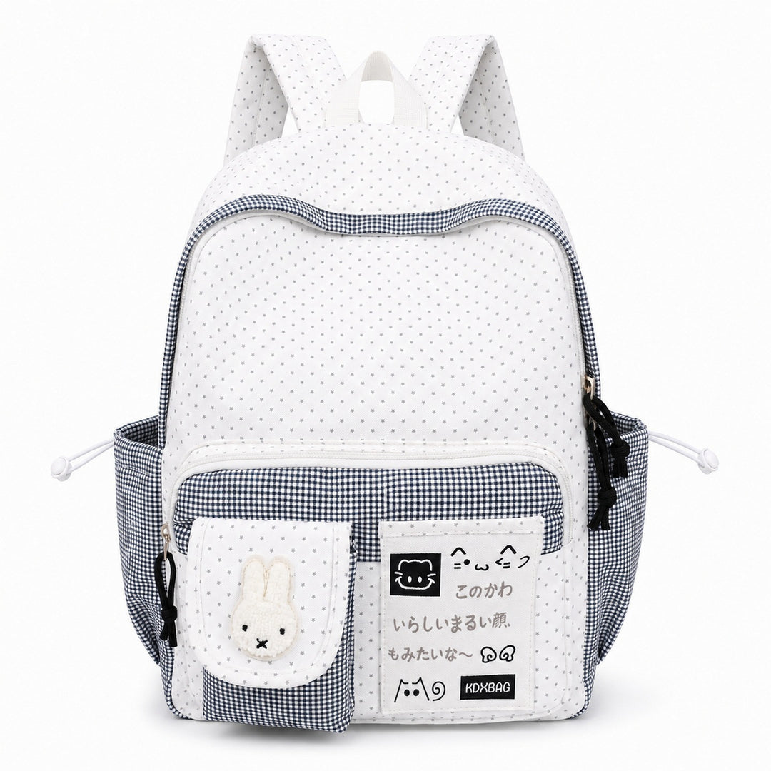 Playful Polka Dot Patterned Backpack Stornfield