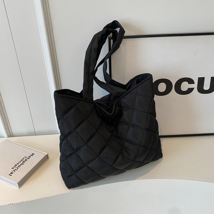 Quilted Soft Tote Bag