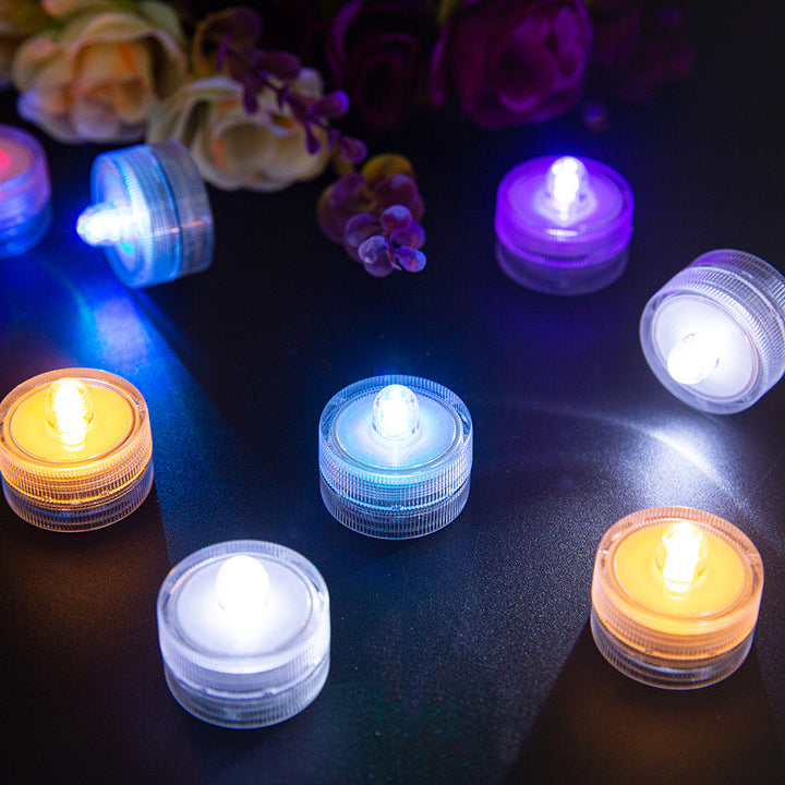 Waterproof Battery-Operated Floating LED Tea Light Set