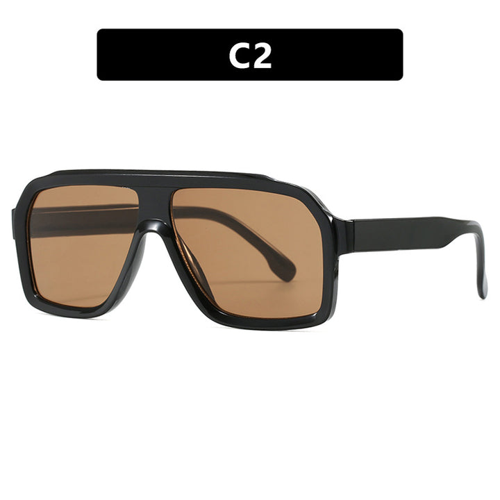 Women's large square sunglasses in a modern design with a sturdy frame Stornfield