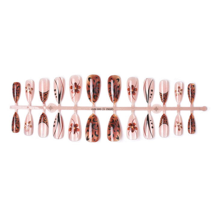 Artistic Press-On Nail Art Stornfield
