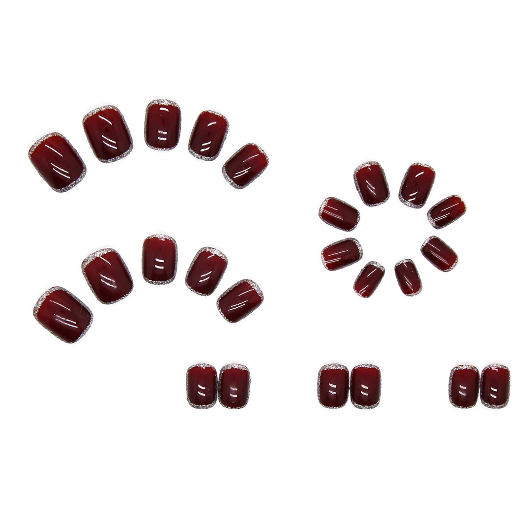 Decorative Glittered Nail Art Tips Stornfield