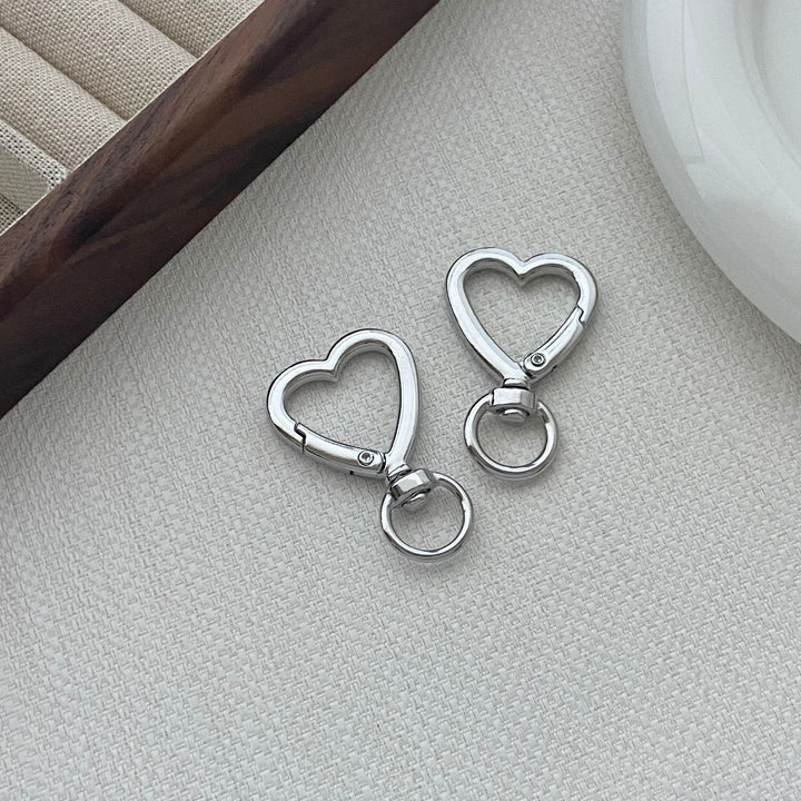 Heart-Shaped Clip Hook Keychain Stornfield