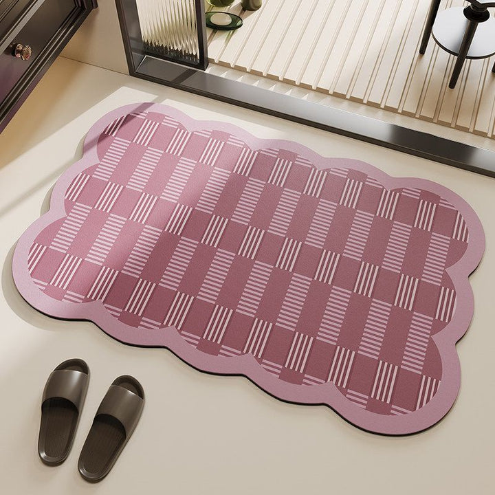 Artistic Cloud-Shaped Area Mat