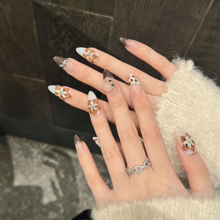 Artistic Press-On Nail Design Set