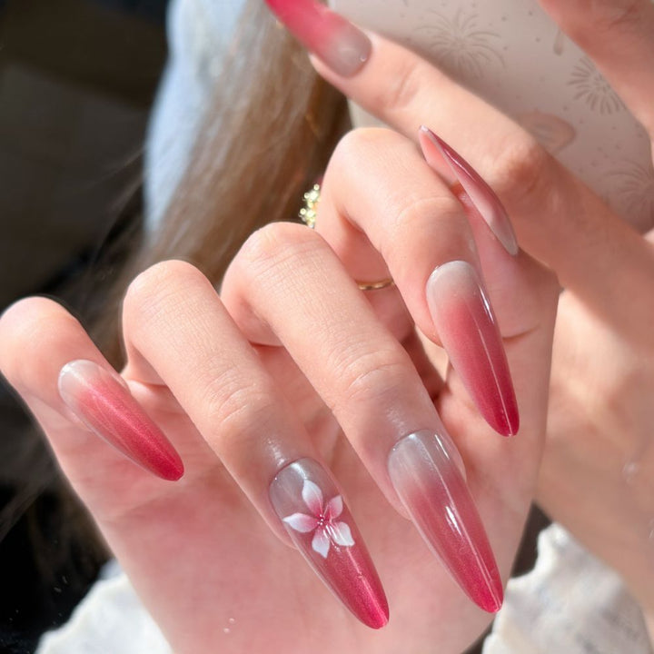 Artificial Nails in Stylish Ombre Design Stornfield