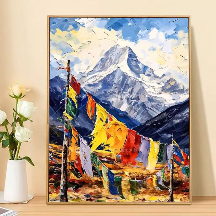 Mountain Landscape Canvas Art Print Stornfield