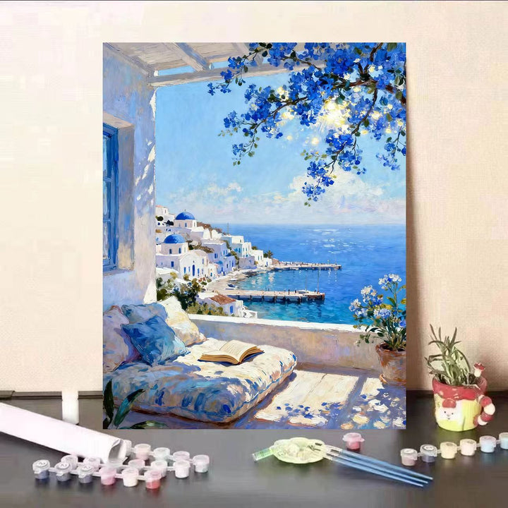 Scenic Coastal View Paint by Numbers Art Kit Stornfield