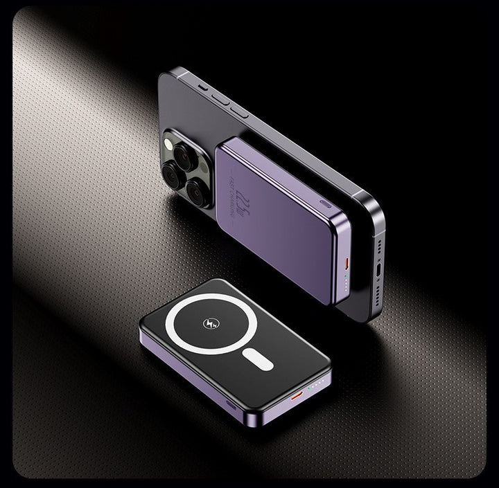 Wearable Wireless Powerbank with Integrated Usb Cables Stornfield