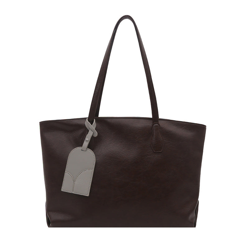 Elegant Faux Leather Tote Bag