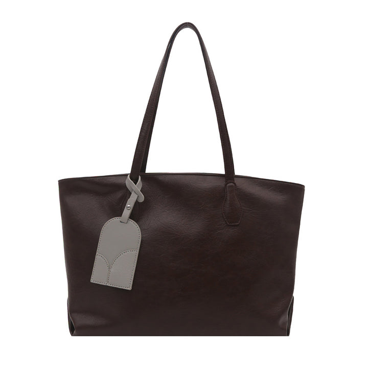 Elegant Faux Leather Tote Bag