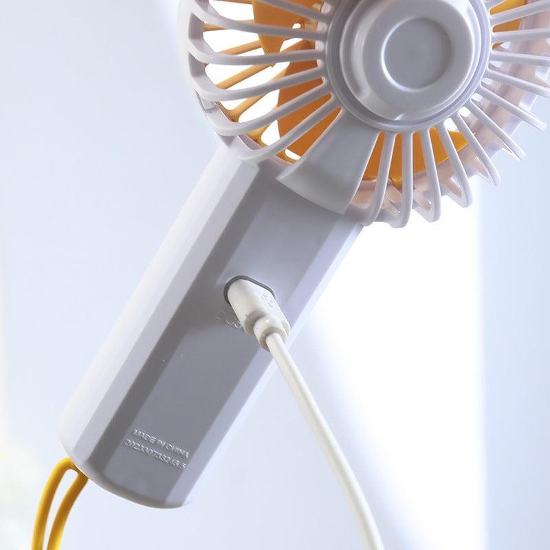 Ladies Portable Handheld Fan with USB Connection and Safety Net Stornfield