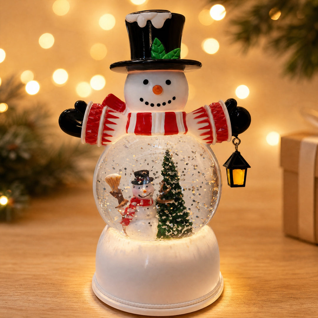 Funny Santa Claus Snow Globe Figure Stornfield