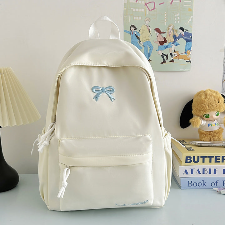 Chic Bow-Accent Backpack Stornfield