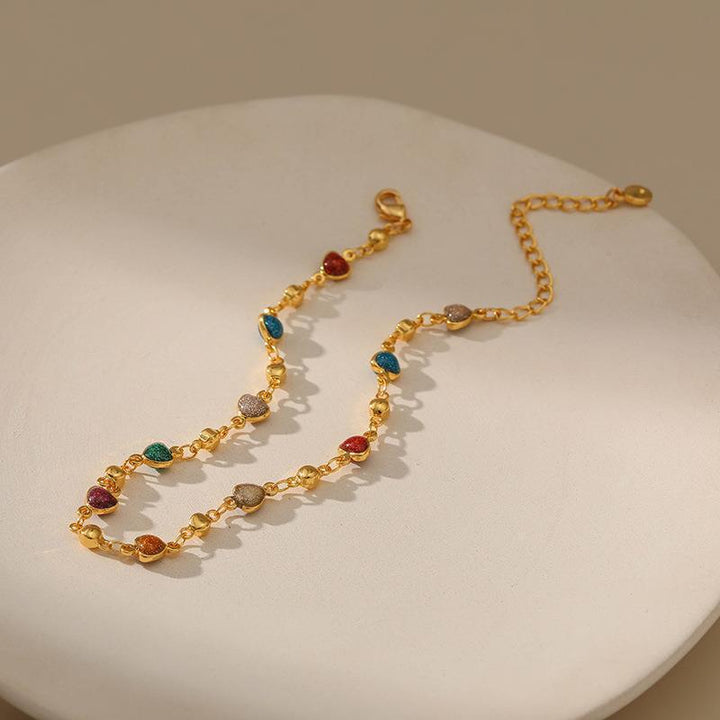 Heart Charm Anklet Stornfield