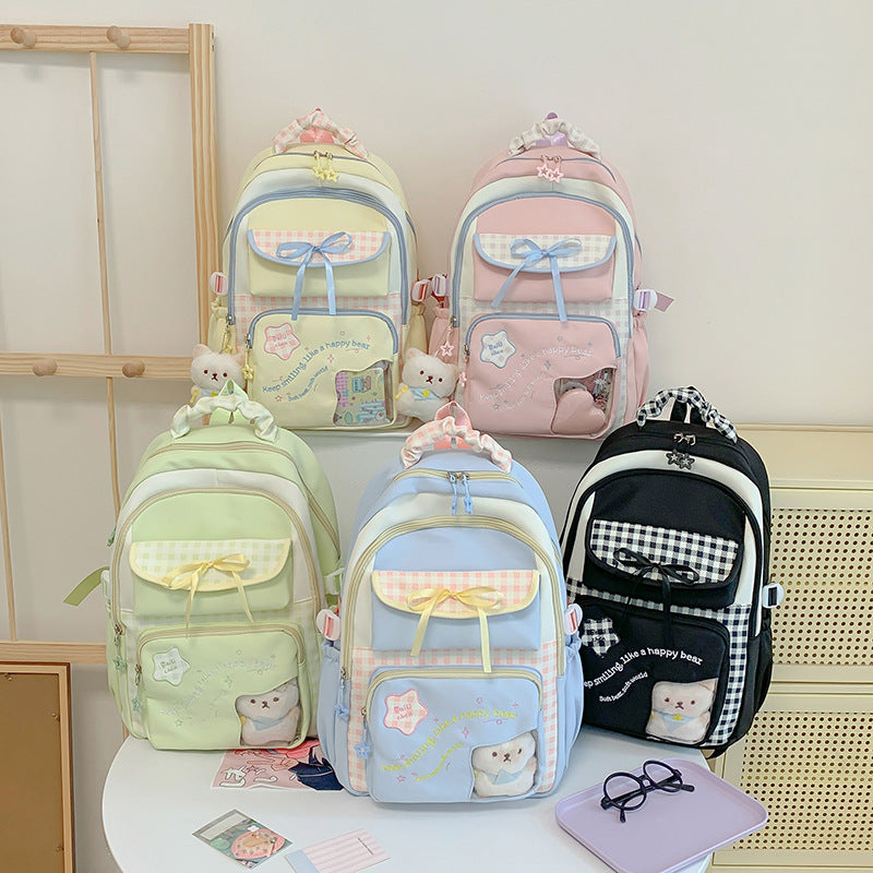 Playful Patterned School Backpack Stornfield