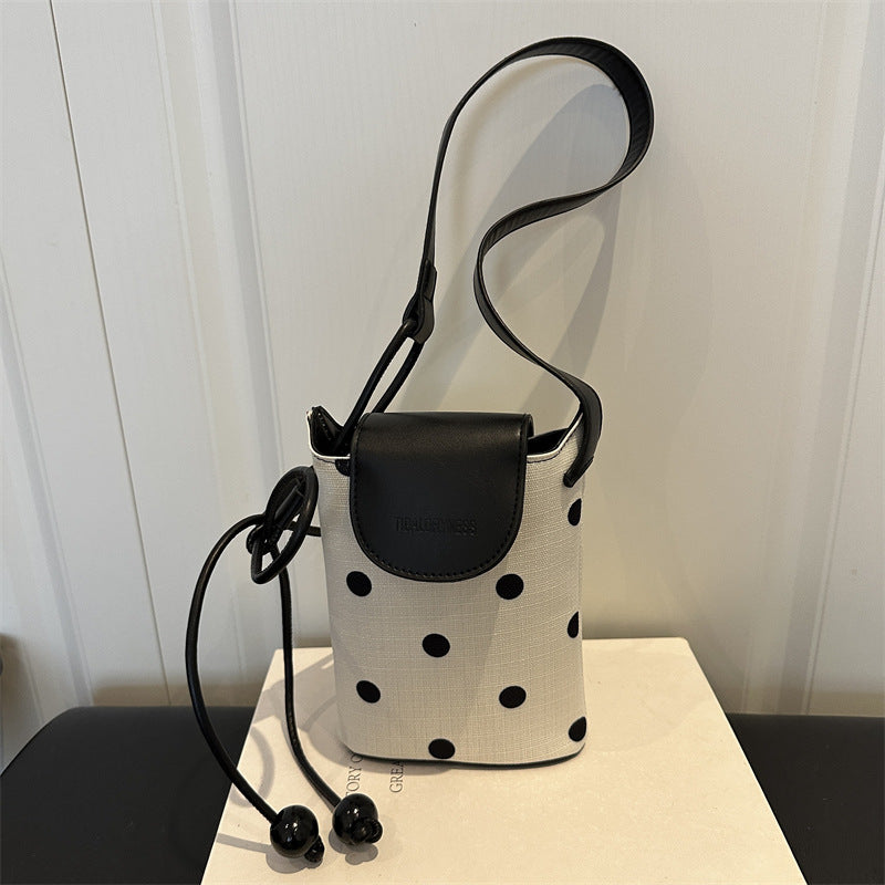 Dot Print Crossbody Bag