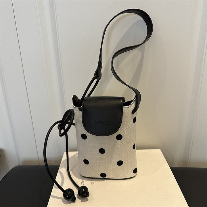 Dot Print Crossbody Bag