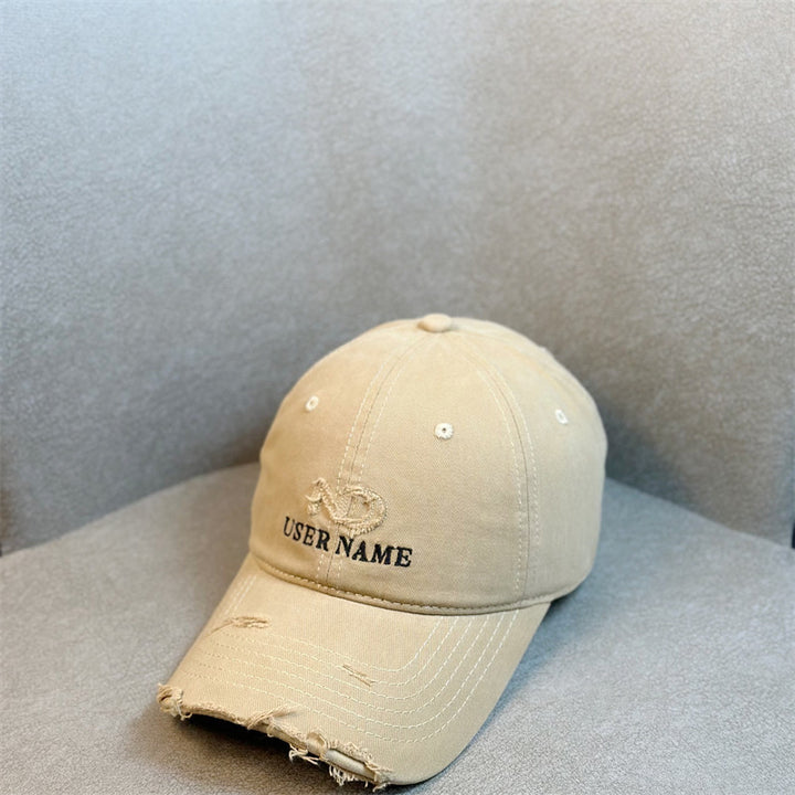 Women's Distressed Casual Adjustable Baseball Cap Stornfield