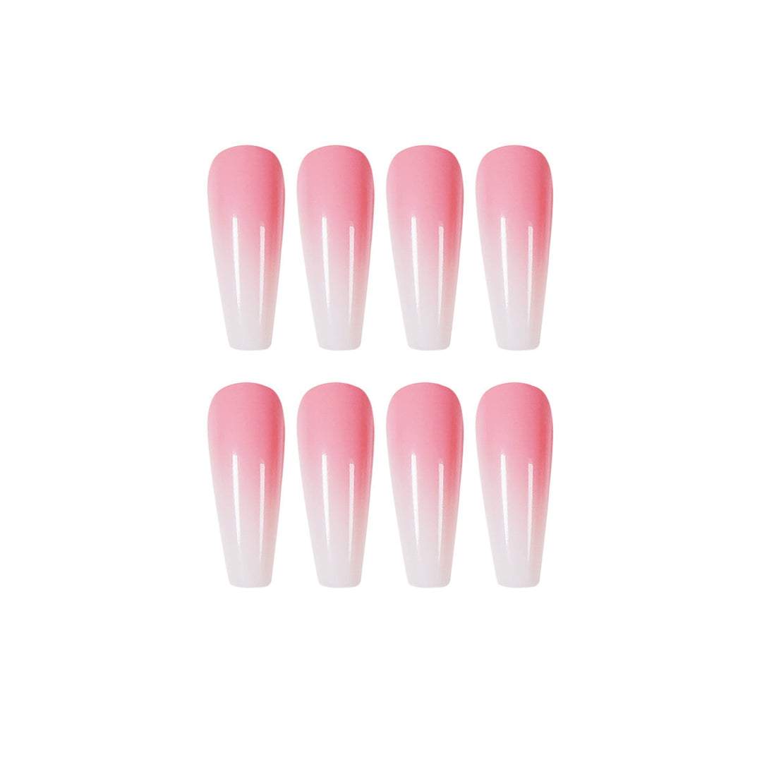 Nail set with stylish ombre design Stornfield