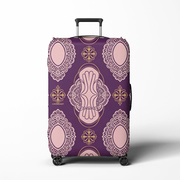 Women's suitcase with unique hand-drawn design Stornfield