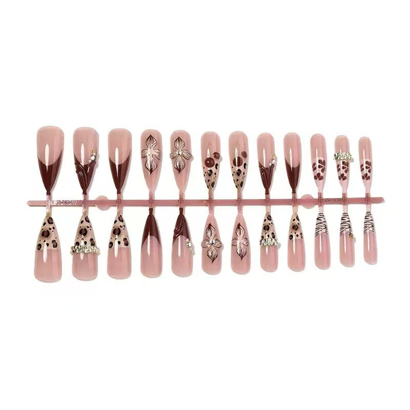Artistic Decorative Stiletto Press-On Nails Stornfield