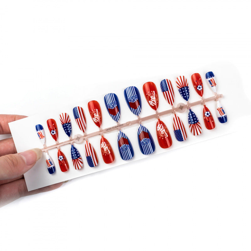 Soccer-Themed Press-On Nails