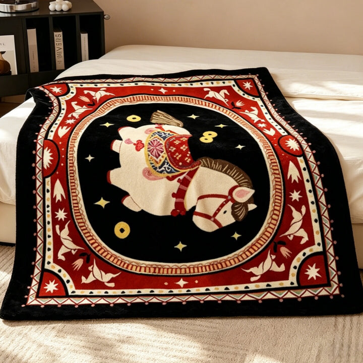 Artistic Print Fleece Blanket