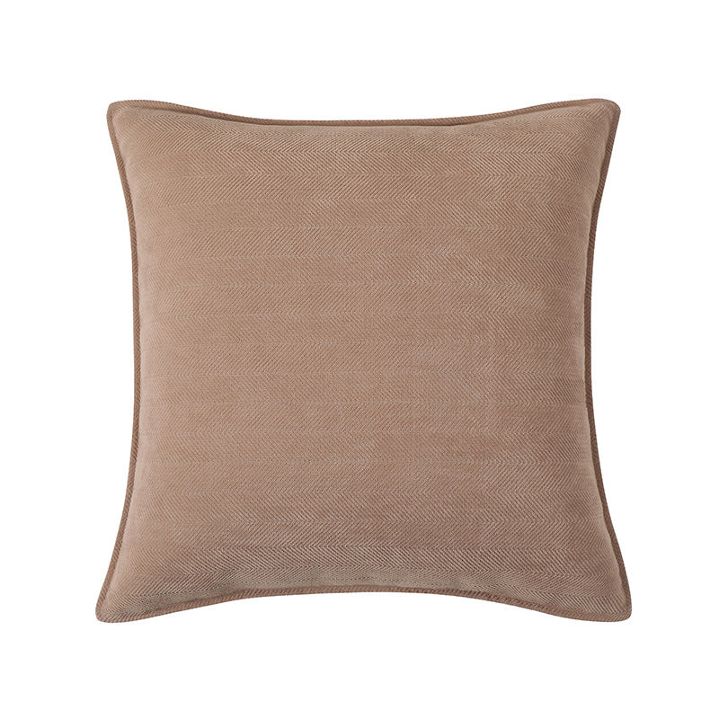 Textured Herringbone Decorative Cushion