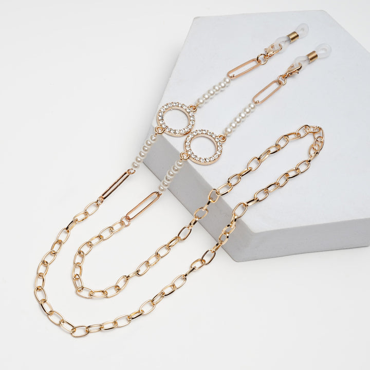 Premium Pearl-Embellished Eyewear Chain Stornfield