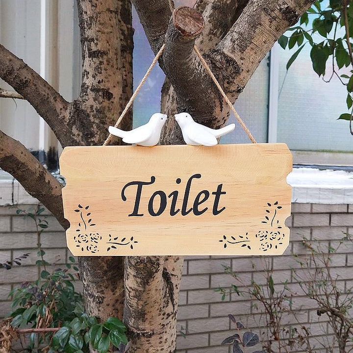 Decorative Wooden Door Shield