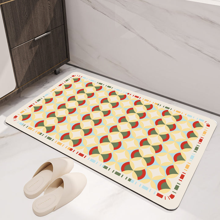Decorative Non-Slip Bath Mat Stornfield