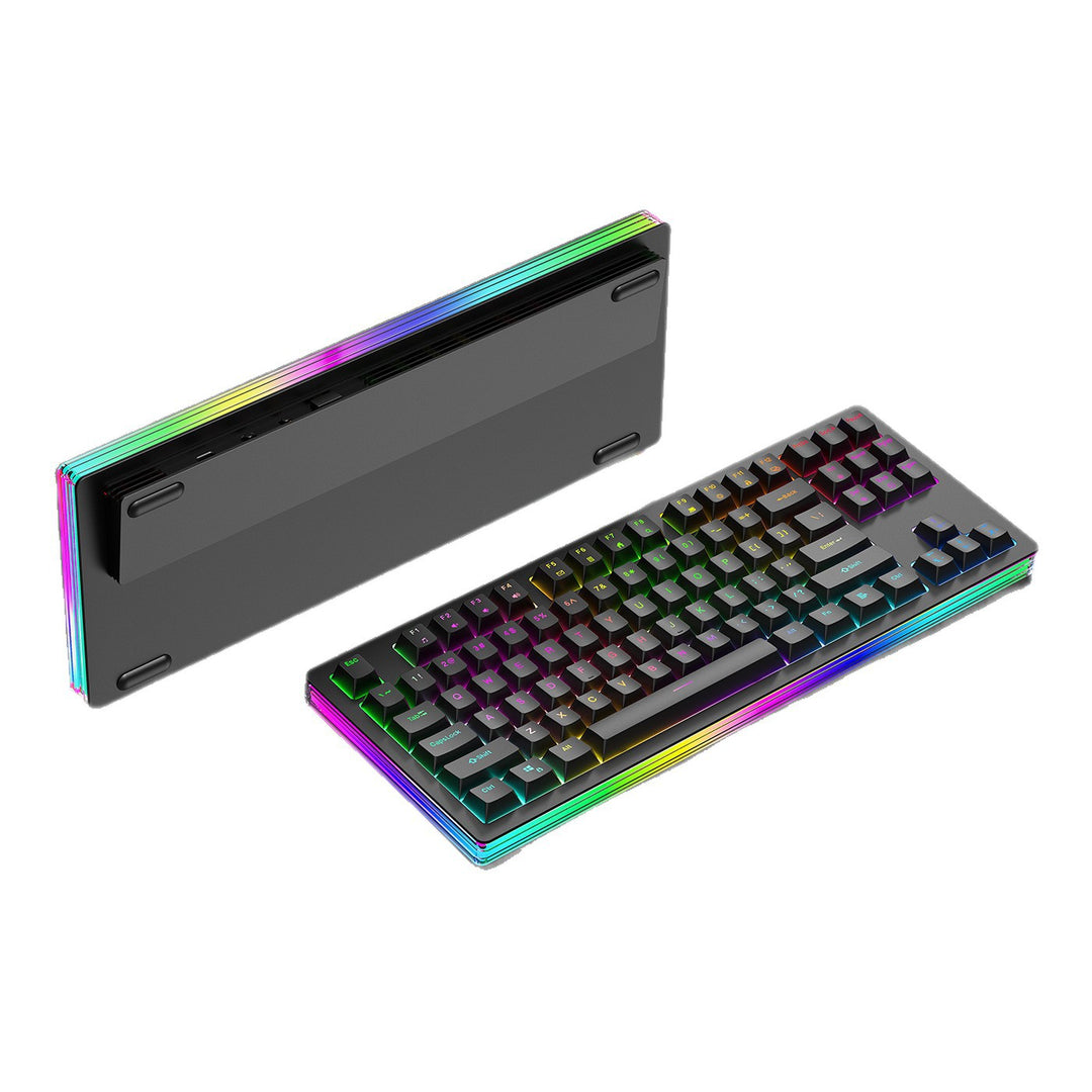 Rgb Gaming Keyboard with Mechanical Keys and Customizable Backlighting Stornfield