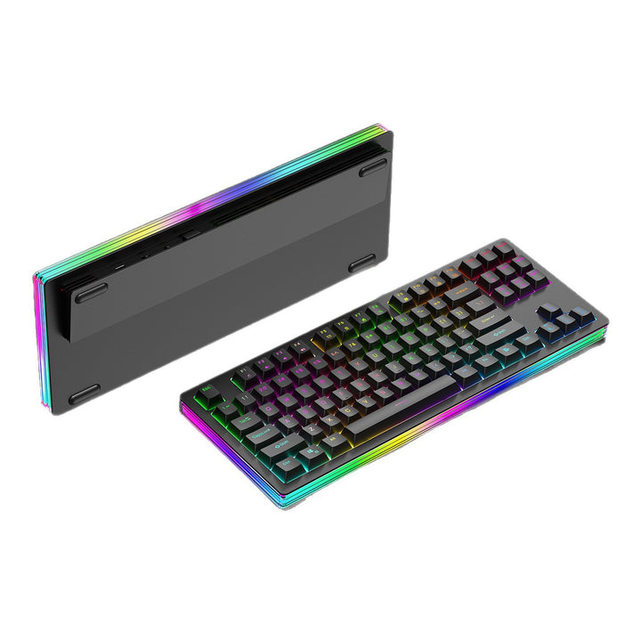 Rgb Gaming Keyboard with Mechanical Keys and Customizable Backlighting Stornfield