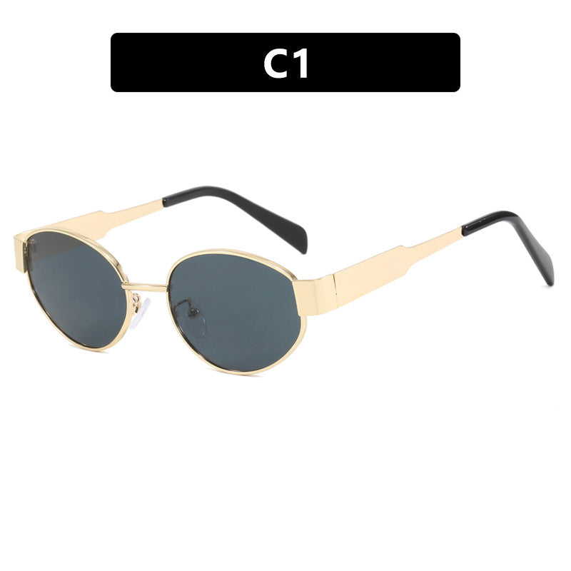 Ladies fashionable sunglasses with innovative geometry design Stornfield