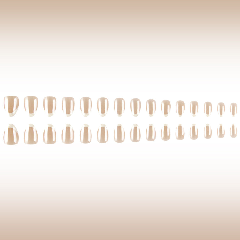 French Tip Press-On Nails Stornfield