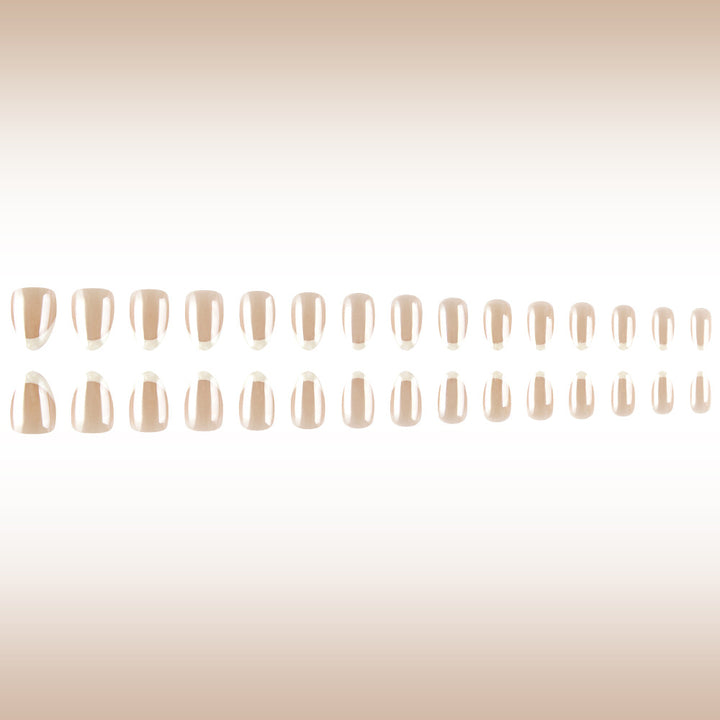 French Tip Press-On Nails Stornfield