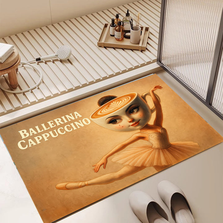 Artistic Ballerina-Themed Area Mat Stornfield