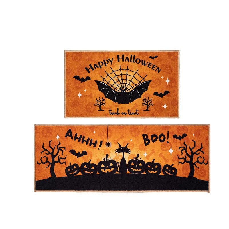 Halloween Themed Kitchen Mat Set