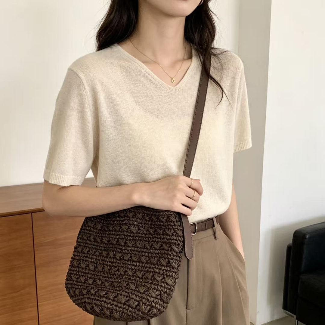 Handbag with a Modern Woven Design Stornfield