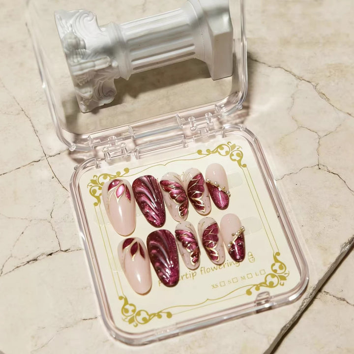 Decorative Press-On Nail Art Extensions Stornfield