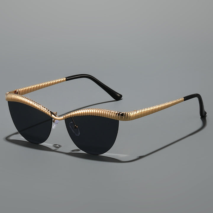 Women Designer Sunglasses with unique, curved frame Stornfield